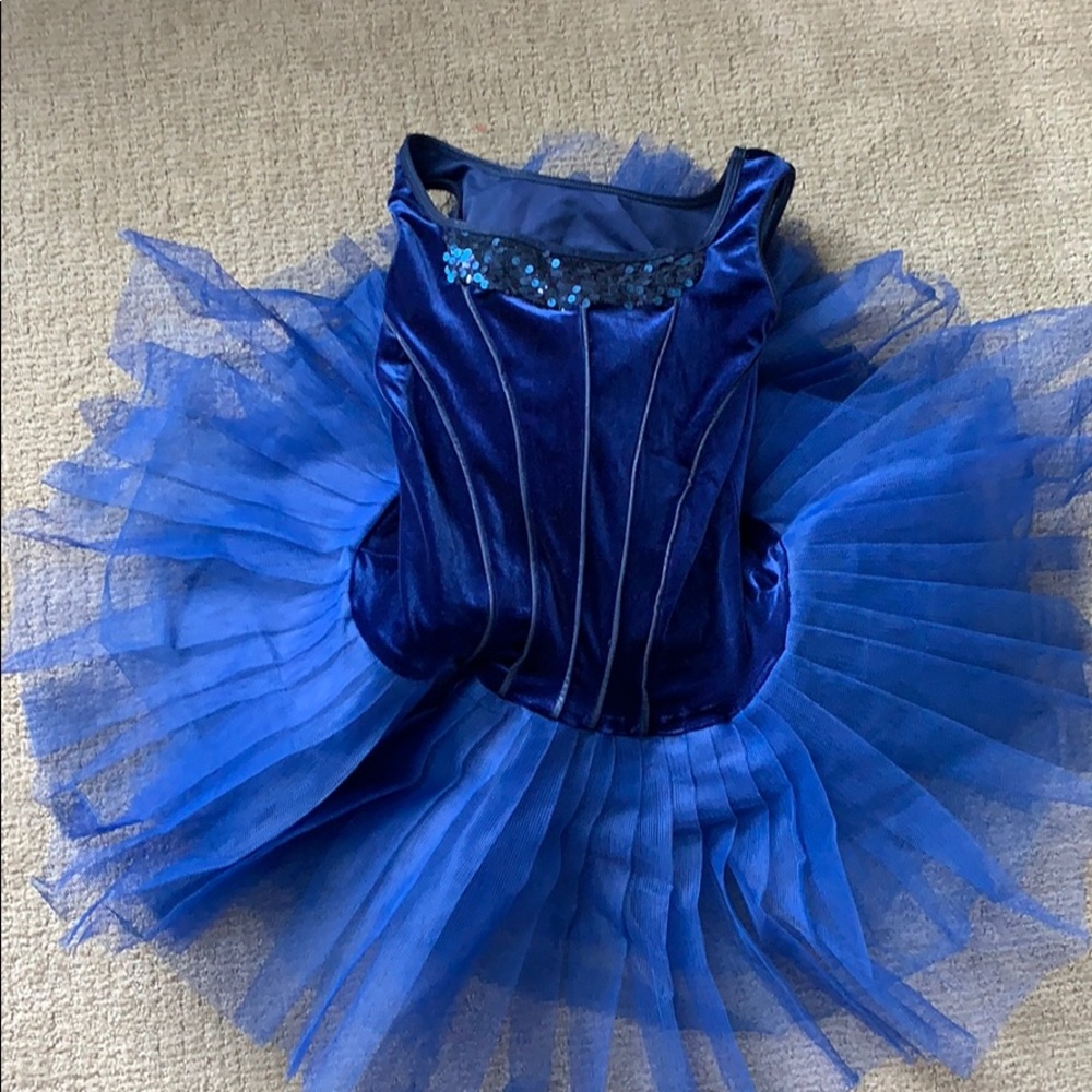 blue ballet costume